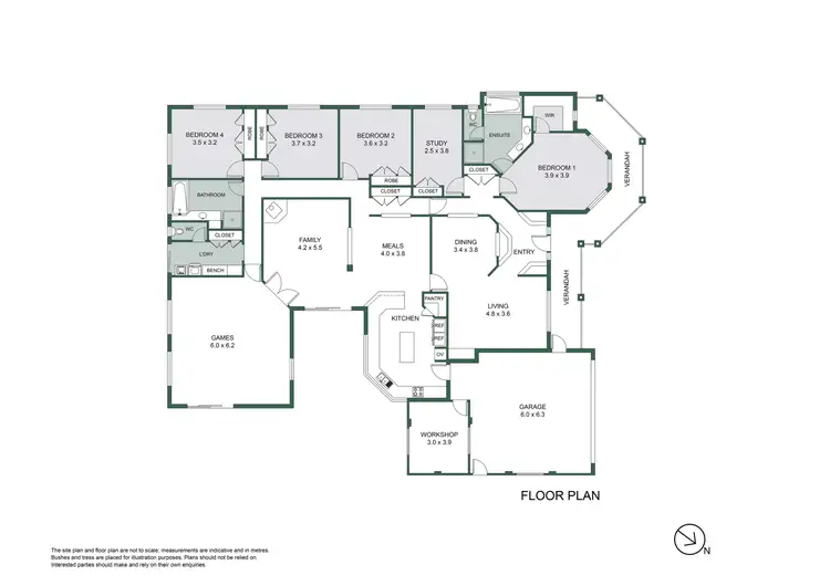 Floorplan of Homely house listing, 5 Birkdale Place, Pelican Point WA 6230