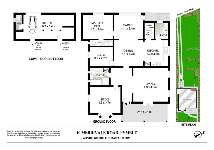 Floorplan of Homely house listing, 10 Merrivale Road, Pymble NSW 2073