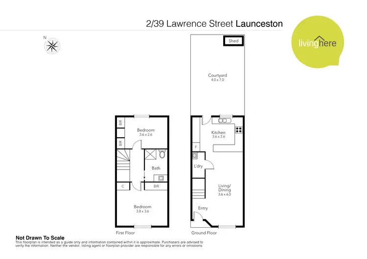 Floorplan of Homely house listing, 2/39 Lawrence Street, Launceston TAS 7250