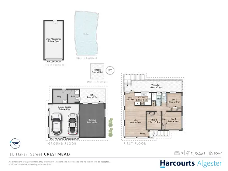 Floorplan of Homely house listing, 10 Hakari Street, Crestmead QLD 4132