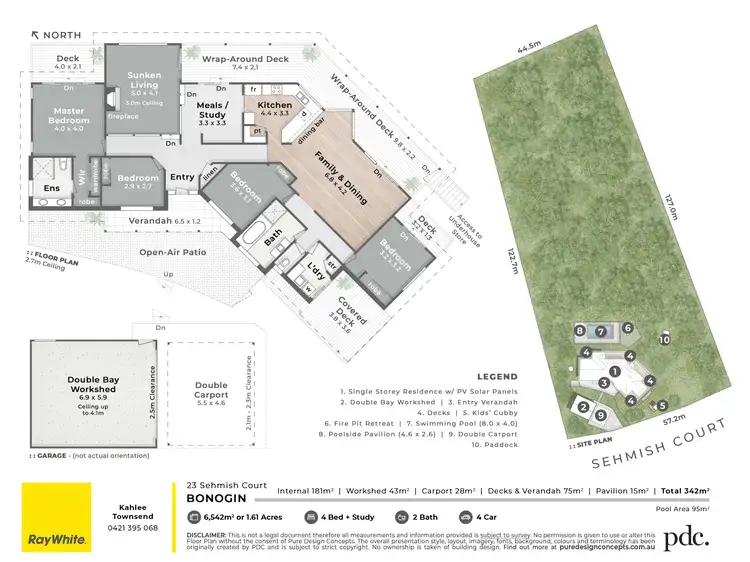 Floorplan of Homely rural property listing, 23 Sehmish Court, Bonogin QLD 4213