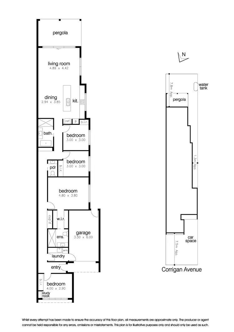 Floorplan of Homely unit listing, 31a Corrigan Avenue, Brooklyn VIC 3012