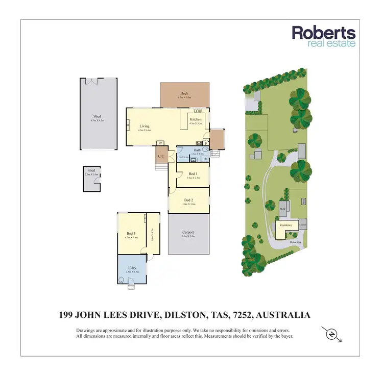Floorplan of Homely house listing, 199 John Lees Drive, Dilston TAS 7252