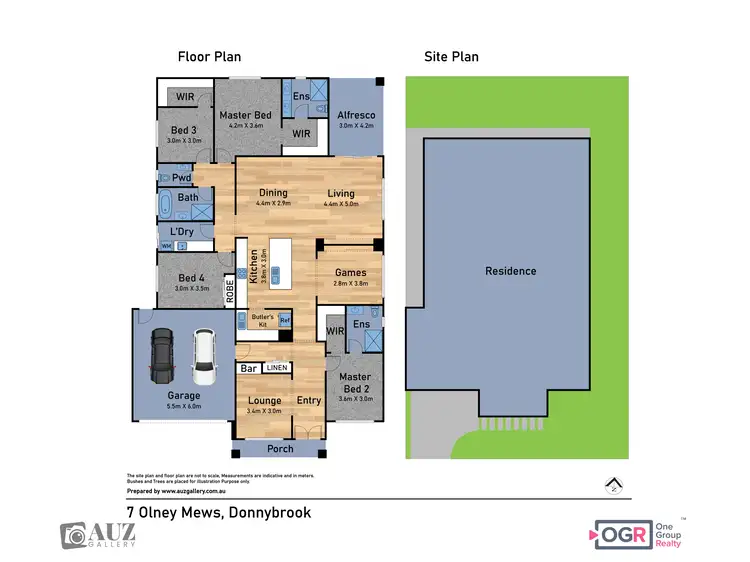 Floorplan of Homely house listing, 7 Olney Mews, Donnybrook VIC 3064