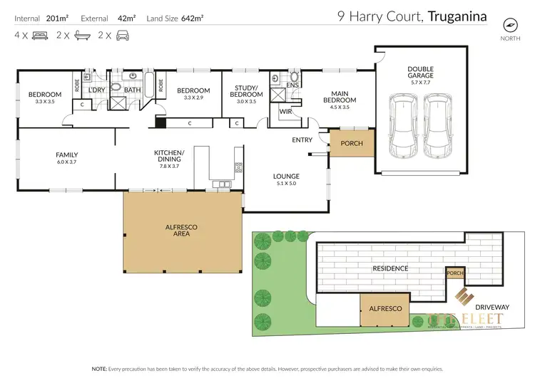 Floorplan of Homely house listing, 9 Harry Court, Truganina VIC 3029