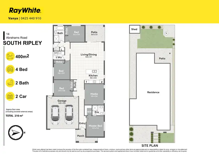 Floorplan of Homely house listing, 14 Abrahams Road, South Ripley QLD 4306