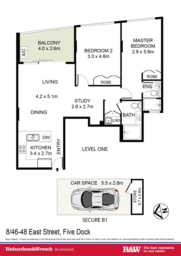 Floorplan of Homely apartment listing, 8/46-48 EAST STREET, Five Dock NSW 2046