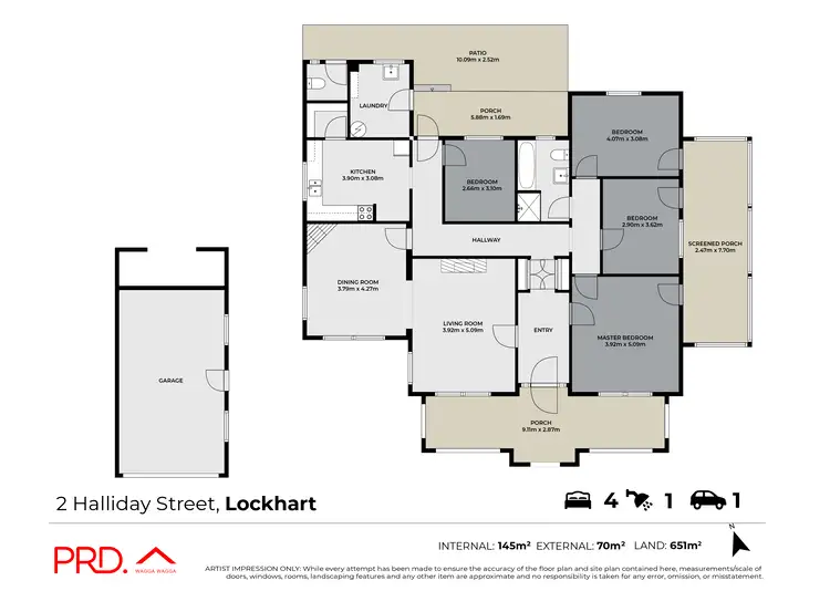 Floorplan of Homely house listing, 2 Halliday Street, Lockhart NSW 2656