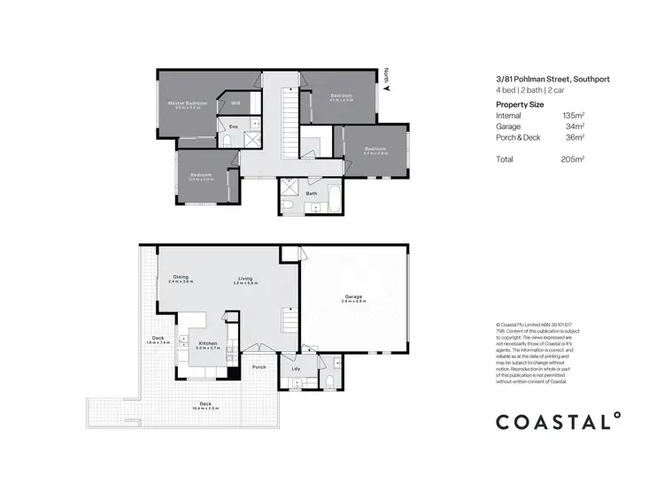 Floorplan of Homely townhouse listing, 3/81 Pohlman St, Southport QLD 4215