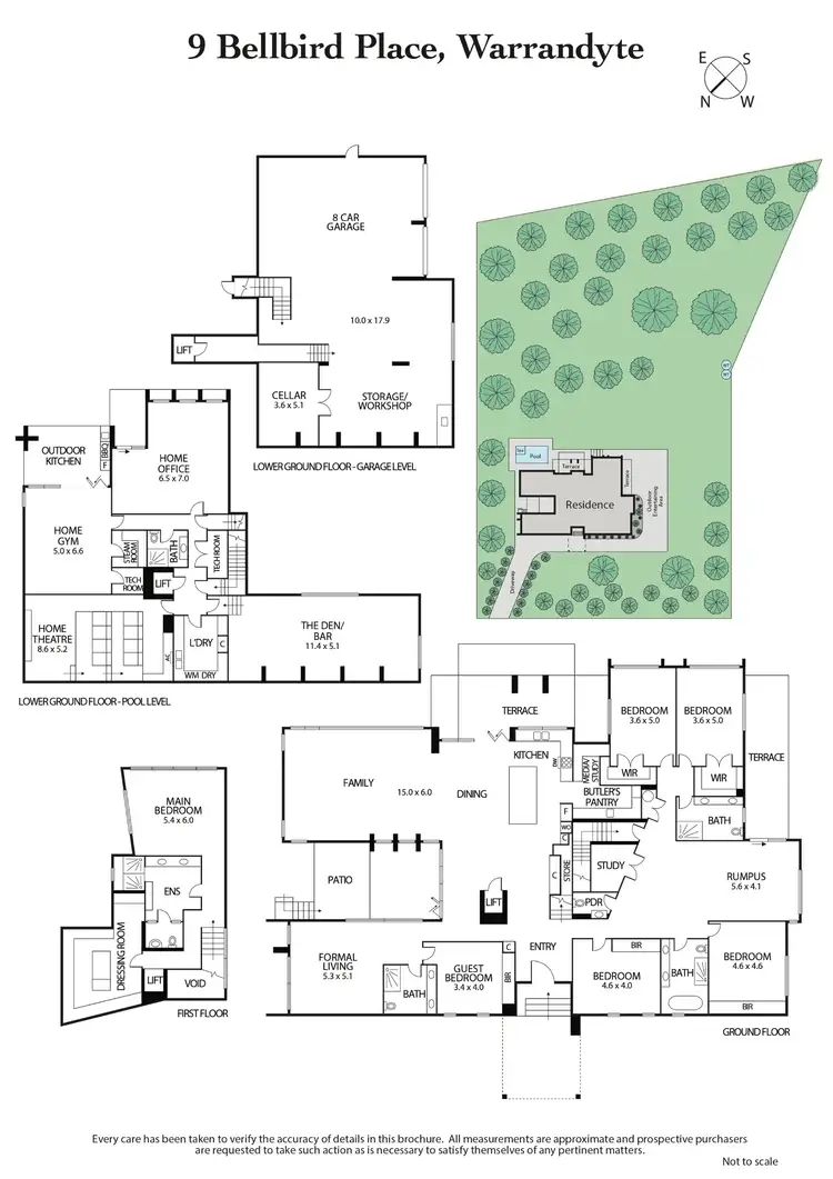 Floorplan of Homely house listing, 9 Bellbird Place, Warrandyte VIC 3113