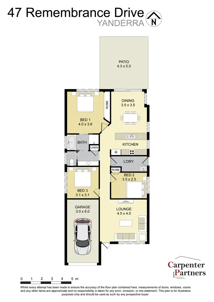 Floorplan of Homely house listing, 47 Remembrance Drive, Yanderra NSW 2574
