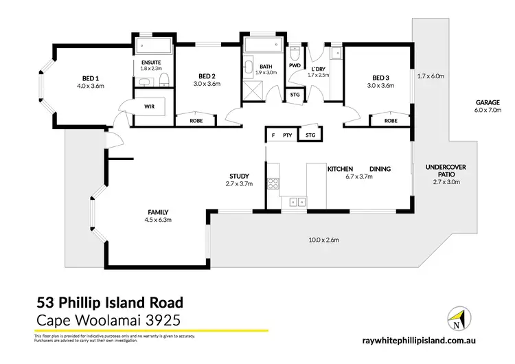 Floorplan of Homely house listing, 53 Phillip Island Road, Cape Woolamai VIC 3925