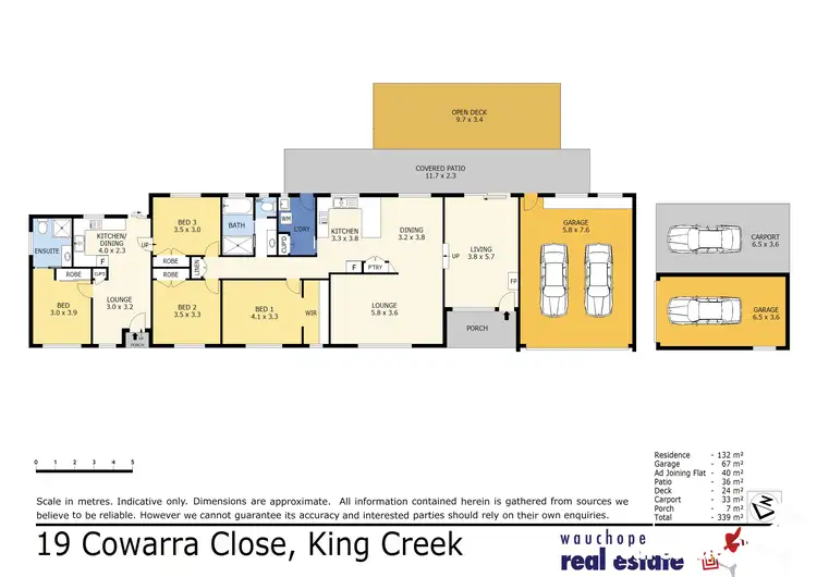 Floorplan of Homely rural property listing, 19 Cowarra Close, King Creek NSW 2446