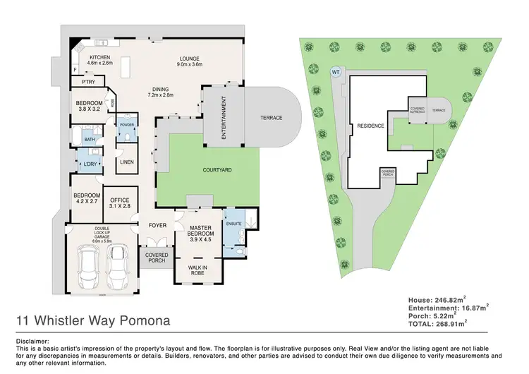 Floorplan of Homely house listing, 11 Whistler Way, Pomona QLD 4568