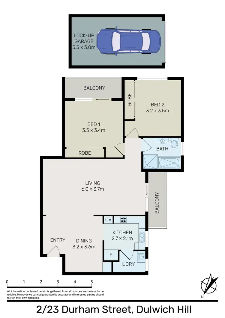Floorplan of Homely unit listing, 2/23-25 Durham Street, Dulwich Hill NSW 2203