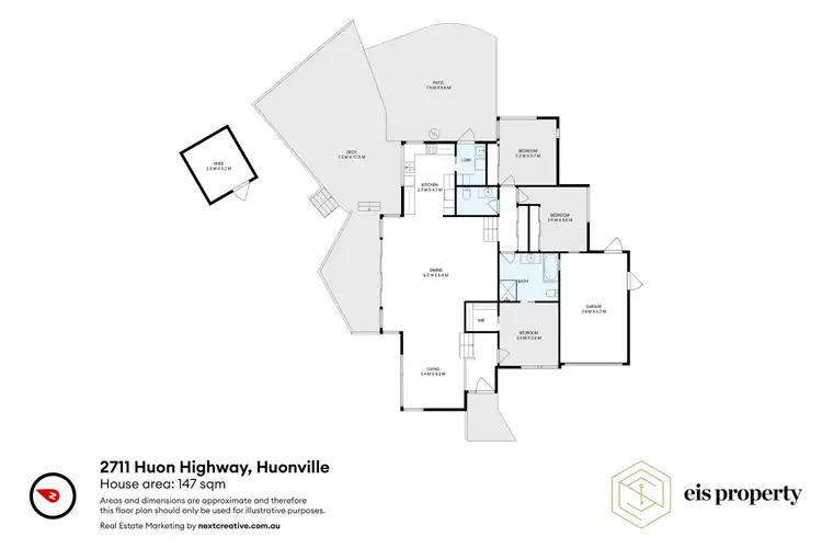 Floorplan of Homely house listing, 2711 Huon Highway, Huonville TAS 7109