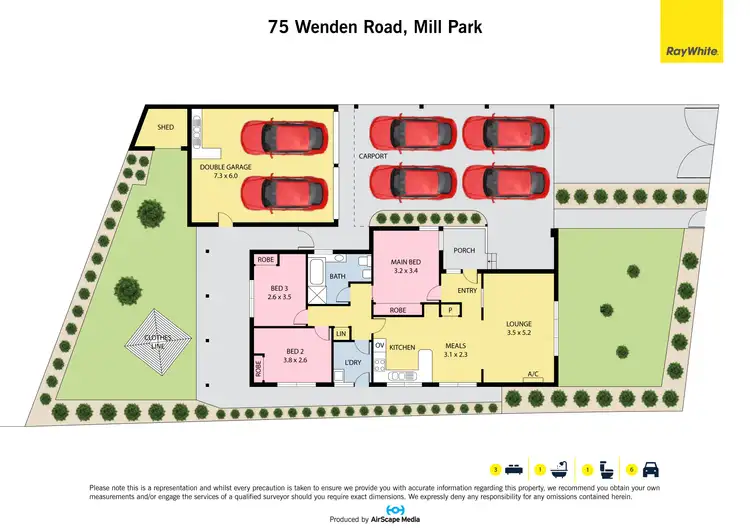 Floorplan of Homely house listing, 75 Wenden Road, Mill Park VIC 3082
