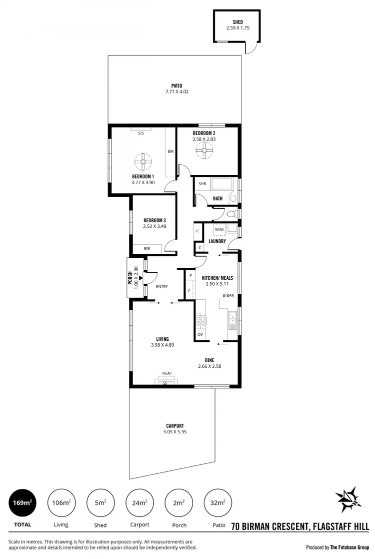 Floorplan of Homely house listing, 70 Birman Crescent, Flagstaff Hill SA 5159
