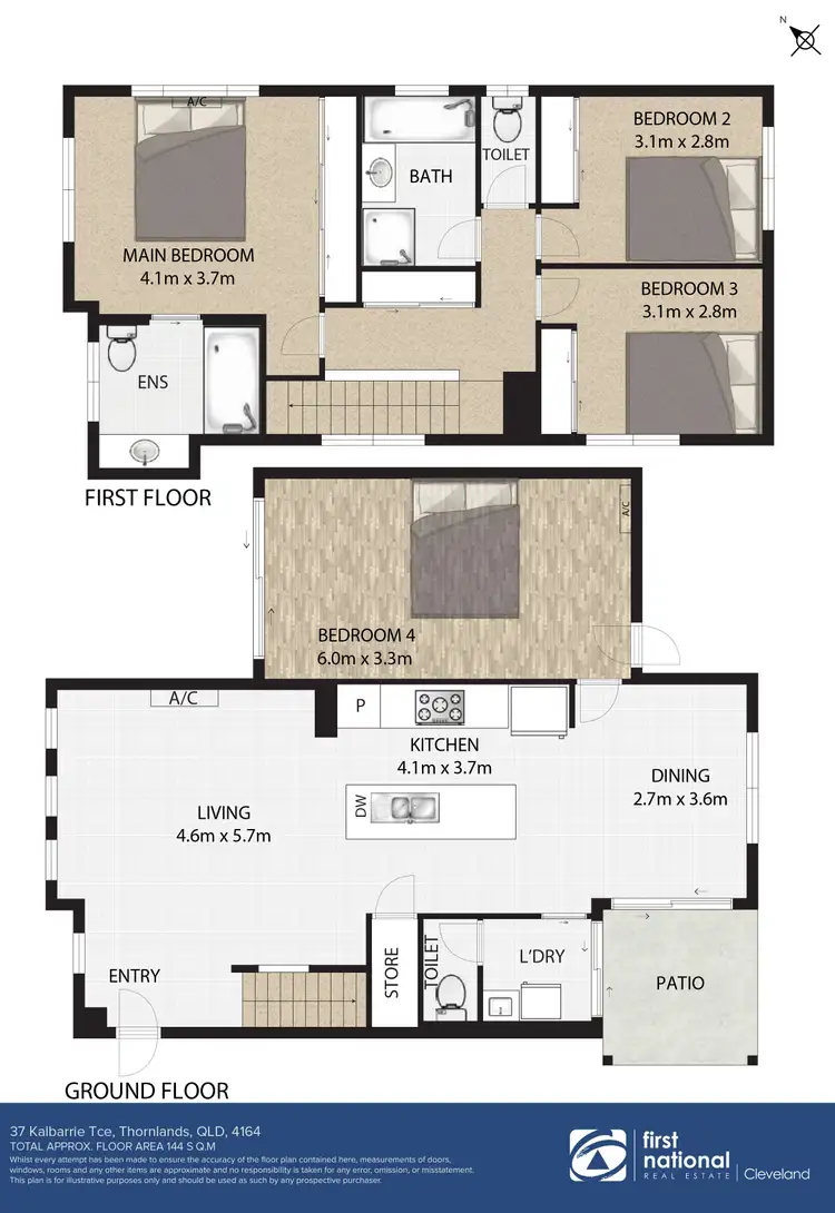 Floorplan of Homely house listing, 37 Kalbarrie Terrace, Thornlands QLD 4164