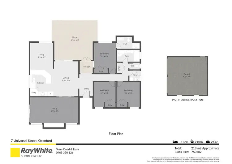 Floorplan of Homely house listing, 7 Universal Street, Oxenford QLD 4210