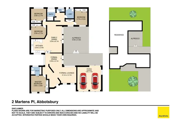 Floorplan of Homely house listing, 2 Martens Place, Abbotsbury NSW 2176