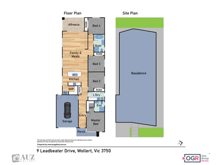 Floorplan of Homely house listing, 9 Leadbeater Drive, Wollert VIC 3750