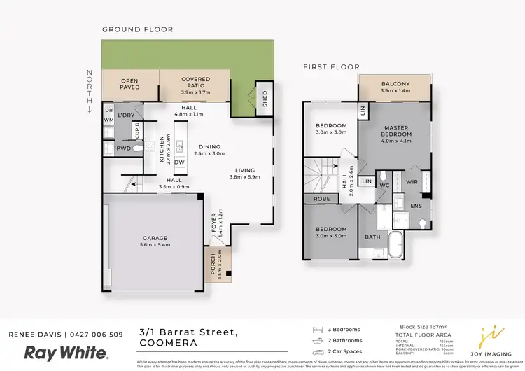 Floorplan of Homely townhouse listing, 3/1 Barratt Street, Coomera QLD 4209