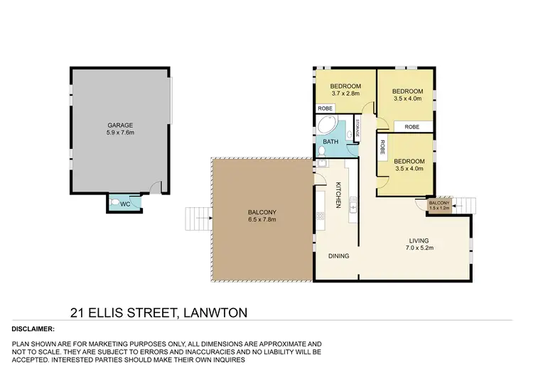 Floorplan of Homely house listing, 21 Ellis Street, Lawnton QLD 4501