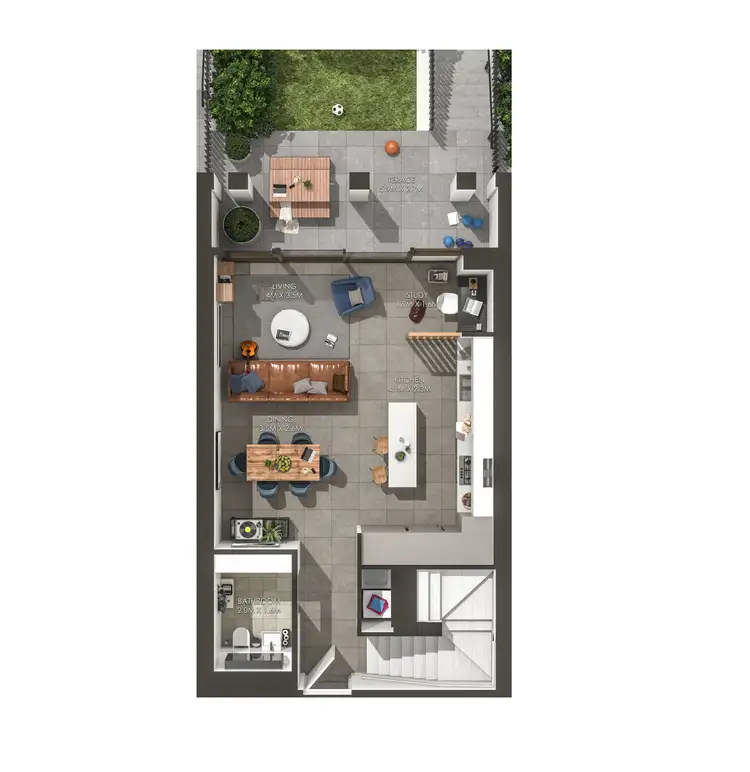 Floorplan of Homely apartment listing, 50206/2c Figtree Drive, Sydney Olympic Park NSW 2127