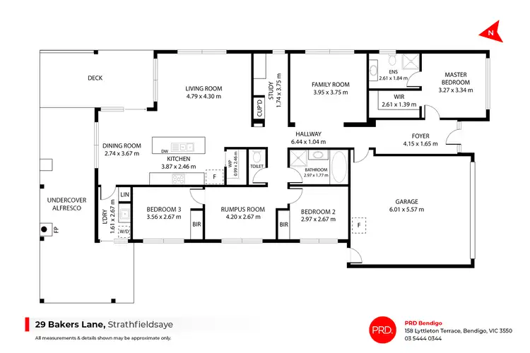 Floorplan of Homely house listing, 29 Bakers Lane, Strathfieldsaye VIC 3551
