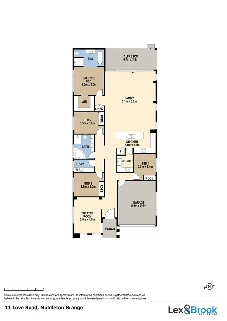Floorplan of Homely house listing, 11 Love Rd, Middleton Grange NSW 2171