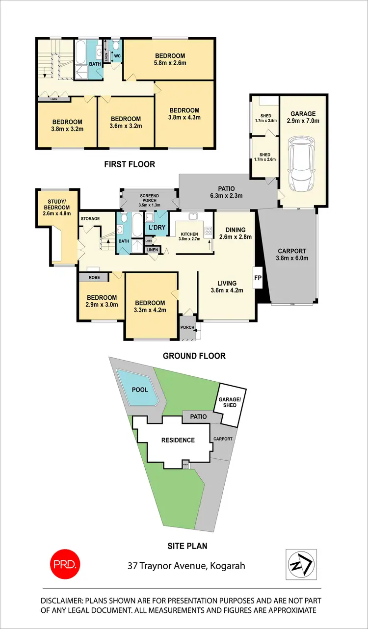 Floorplan of Homely house listing, 37 Traynor Avenue, Kogarah NSW 2217