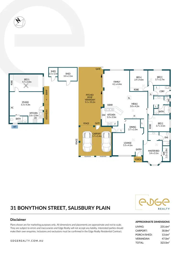 Floorplan of Homely house listing, 31 Bonython Street, Salisbury Plain SA 5109