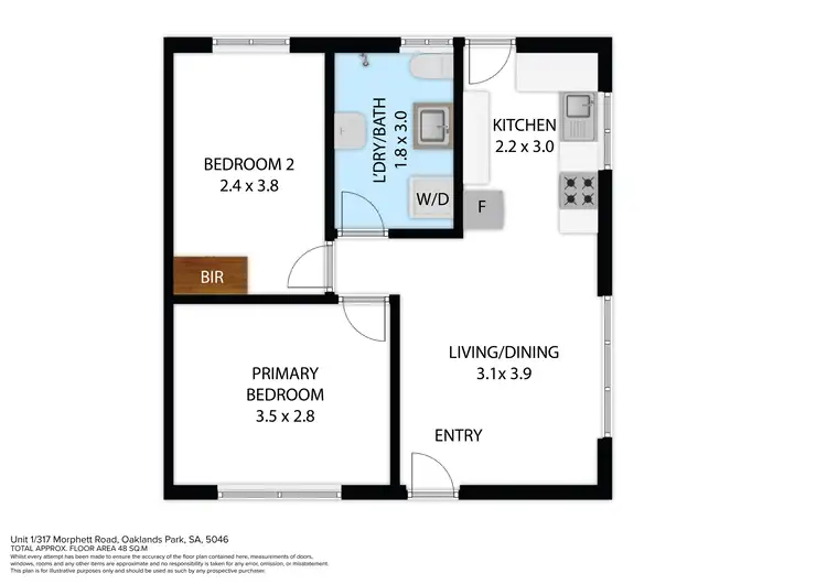Floorplan of Homely block of units listing, 317 Morphett Road, Oaklands Park SA 5046
