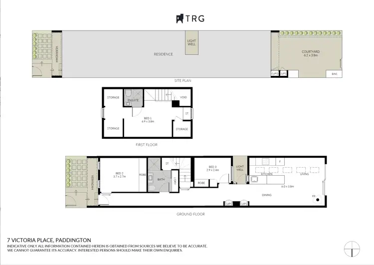 Floorplan of Homely house listing, 7 Victoria Place, Paddington NSW 2021