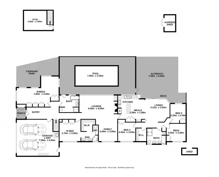Floorplan of Homely house listing, 3 Par Court, West Wodonga VIC 3690