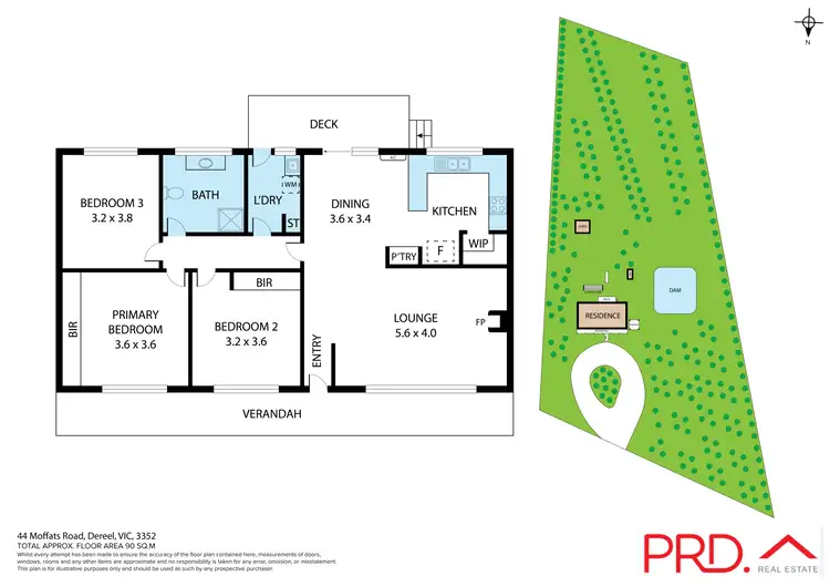 Floorplan of Homely house listing, 40 Moffats Road, Dereel VIC 3352