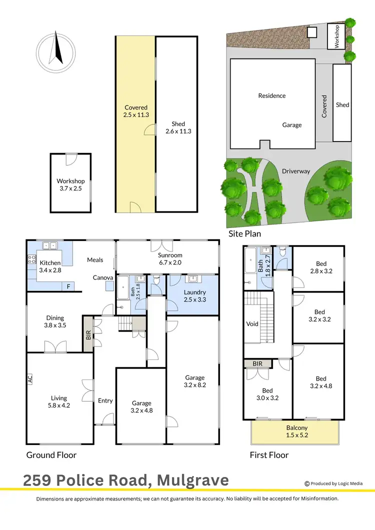 Floorplan of Homely house listing, 259 Police Road, Mulgrave VIC 3170