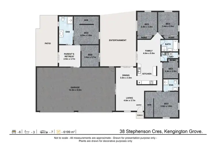 Floorplan of Homely house listing, 38 Stephenson Crescent, Kensington Grove QLD 4341