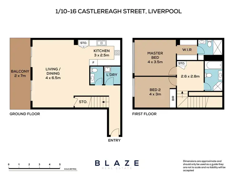 Floorplan of Homely unit listing, 11/10-16 Castlereagh Street, Liverpool NSW 2170