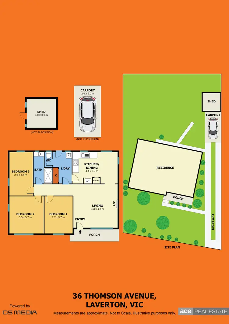 Floorplan of Homely house listing, 36 Thomson Avenue, Laverton VIC 3028