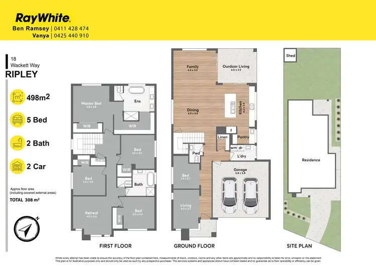 Floorplan of Homely house listing, 18 Wackett Way, Ripley QLD 4306