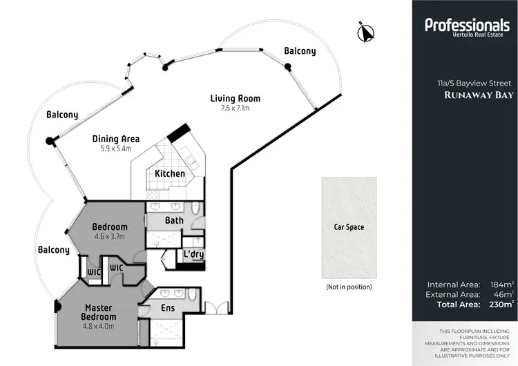 Floorplan of Homely apartment listing, 11A/5 Bayview Street, Runaway Bay QLD 4216