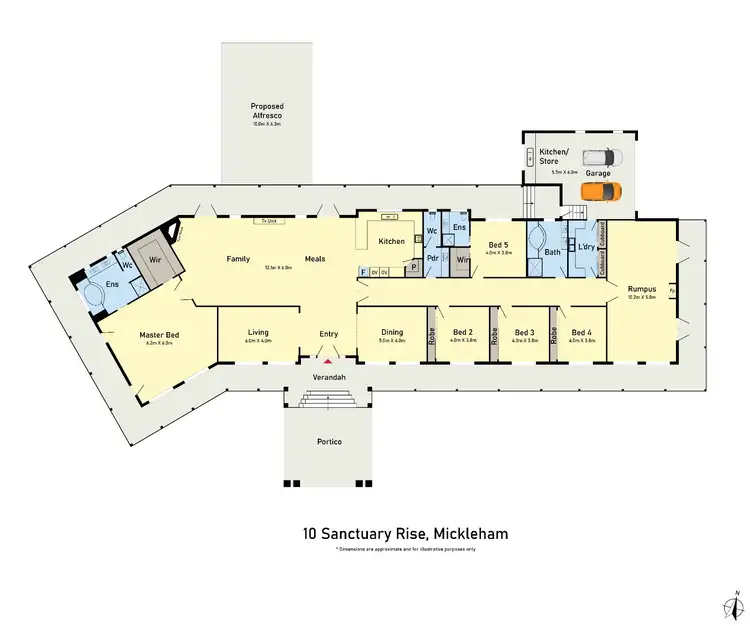 Floorplan of Homely house listing, 10 Sanctuary Rise, Mickleham VIC 3064