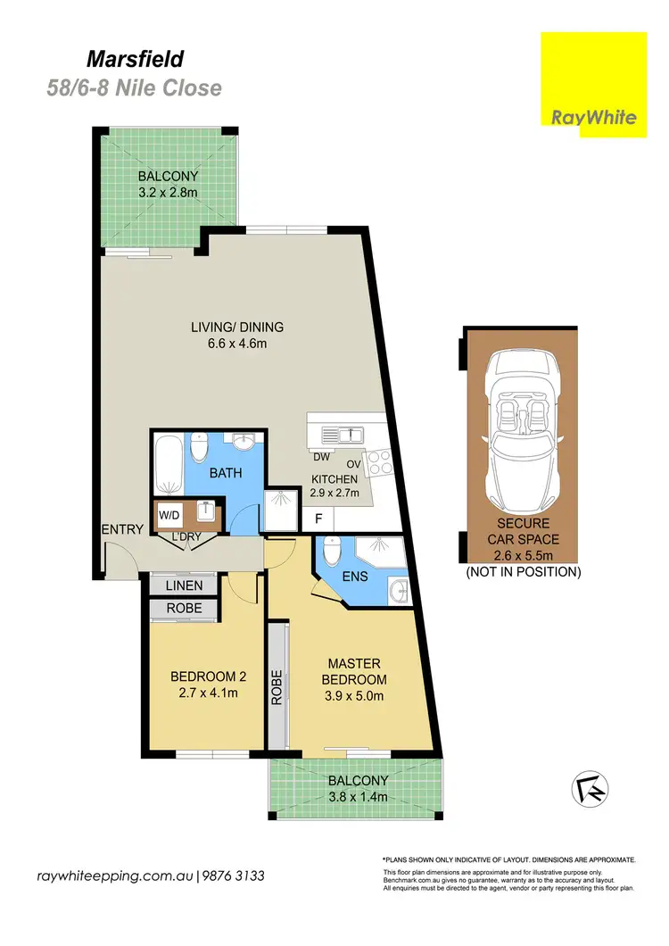 Floorplan of Homely apartment listing, 58/6-8 Nile Close, Marsfield NSW 2122
