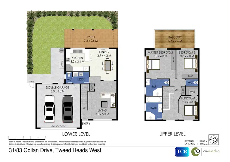 Floorplan of Homely townhouse listing, 31/83 Gollan Drive, Tweed Heads West NSW 2485