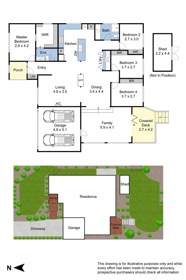 Floorplan of Homely house listing, 34 Raphael Drive, Wheelers Hill VIC 3150