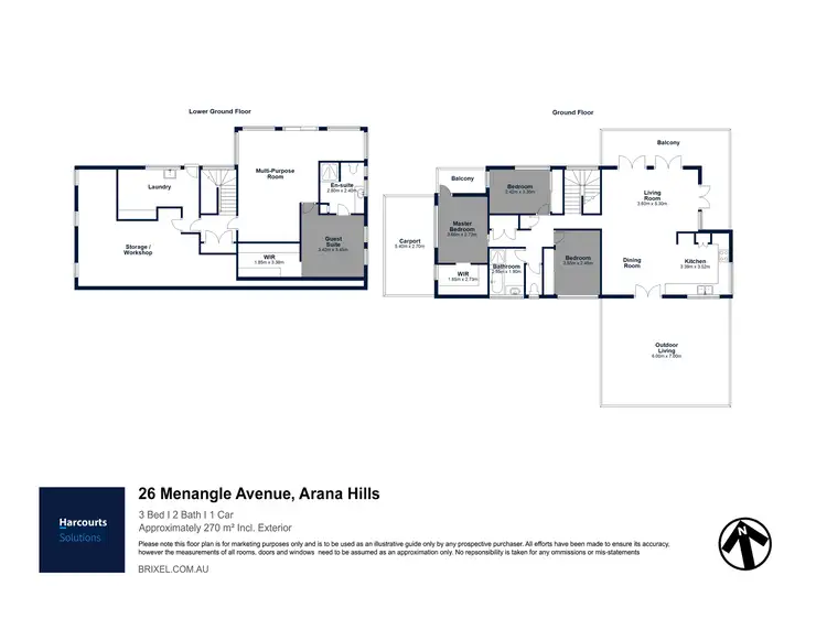 Floorplan of Homely house listing, 26 Menangle Avenue, Arana Hills QLD 4054