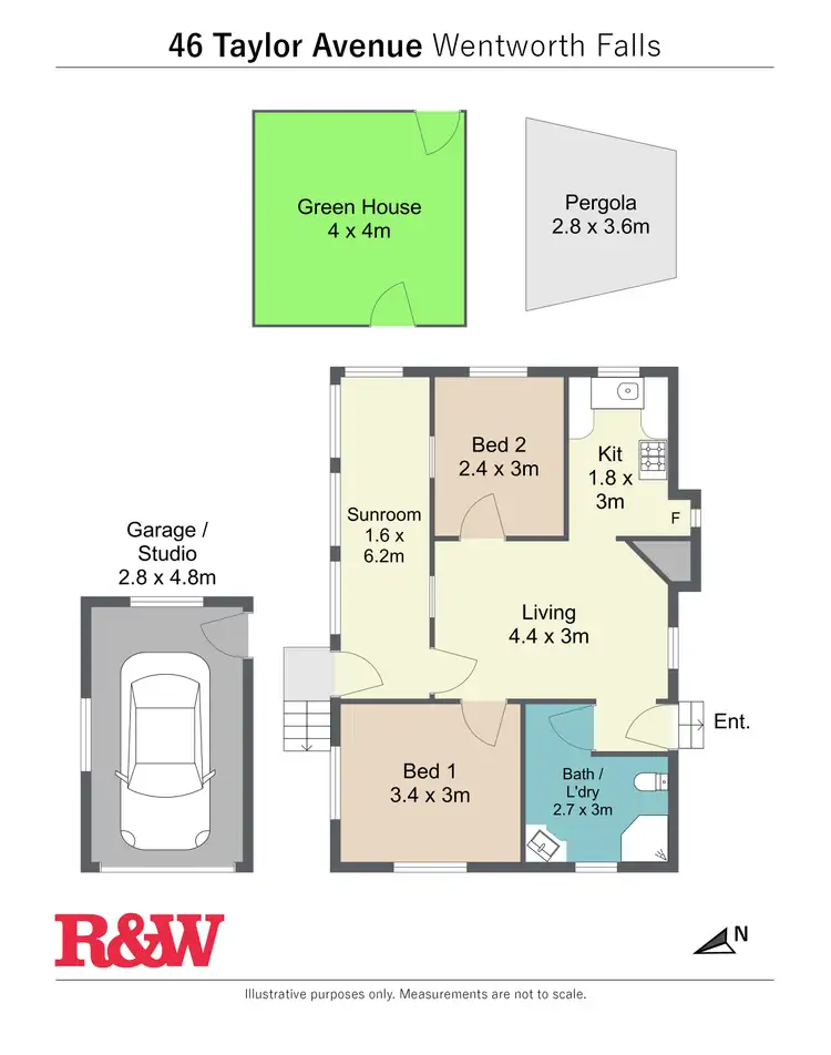 Floorplan of Homely house listing, 46 Taylor Avenue, Wentworth Falls NSW 2782