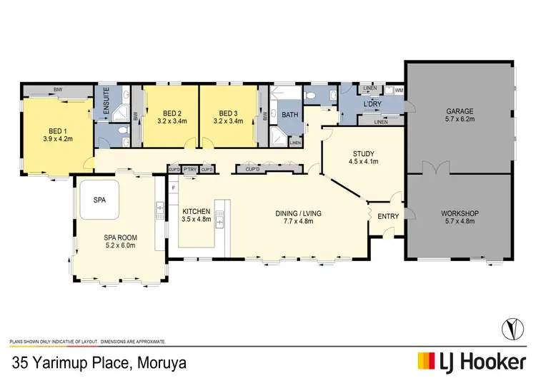 Floorplan of Homely house listing, 35 Yarimup Place, Moruya NSW 2537